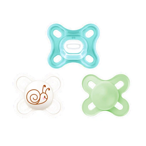 MAM Pacifier Newborn Variety Pack (1 Comfort, 1 Perfect Start, 1 Newborn Original Start) Best Pacifier for Breastfed Babies, 0-3 Months, Unisex, 3-Pack