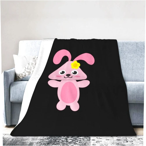 SERTATB Cute Rabbit Blankets 50