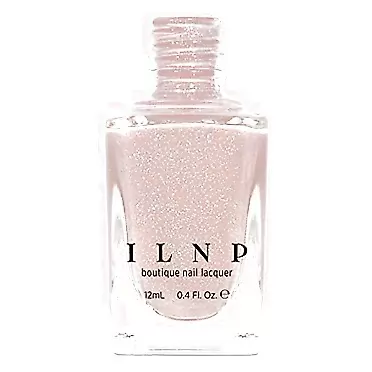ILNP Cosmetics, Inc. ILNP Birthday Suit - Cashmere Pink Holographic Nail Polish, Neutral Nude, Chip Resistant Manicure, Non-Toxic, Vegan, Cruelty Free, 12ml