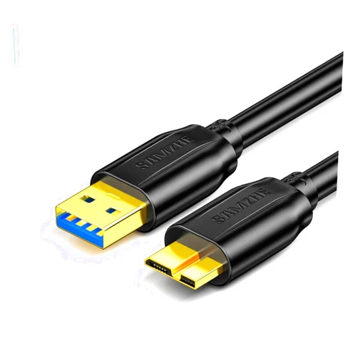 TLOKIXA SAMZHE Hard Drive External Cable USB B Cable HDD Cable Data Cable SSD Sata Cable Compatible with The Hard Disk B USB3.0 Cable(1m)
