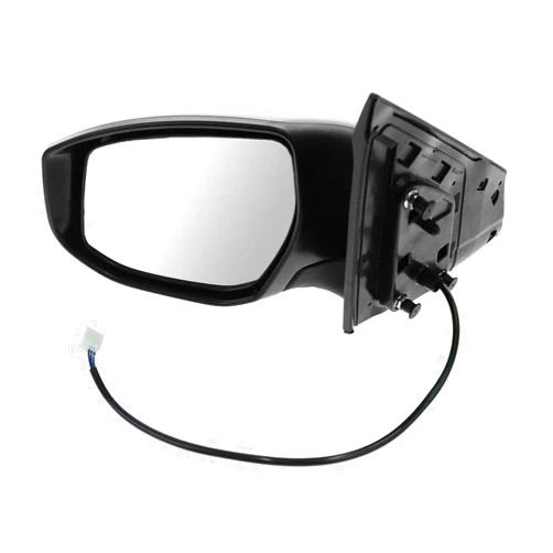 WEINGXKS Left Driver Mirror Black 3-Connector Terminal Quantity Textured Manual Clear Flat Paint To Match Electric 128-64454L MRA06321 5750432 963023SG0B