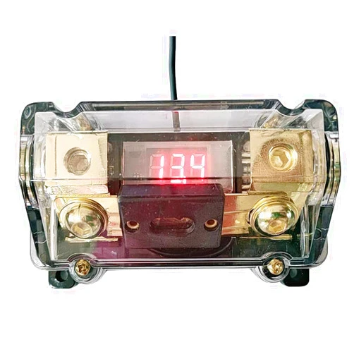 NINGBO KCT Car Audio Digital Led Display Fuse Holder ANL Include Fuse Distribution block 1 way in 1 way out