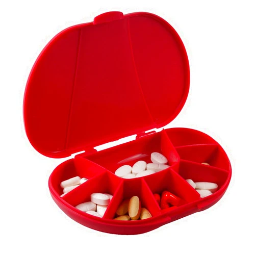 Vitacarry GMS Large Travel Size 8 Compartment Pill Organizer, Holds up to 150 Pills (Size: 6.0