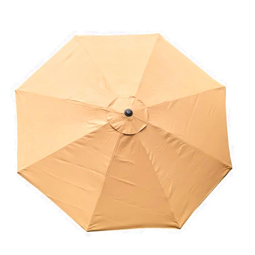 BELLRINO Decor Replacement ** Sand ** Strong & Thick Umbrella Canopy for 10ft 8 Ribs Sand (Canopy Only)