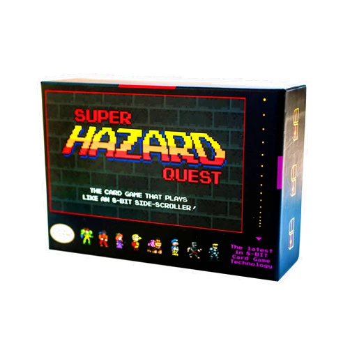 Super Hazard Quest The Board-Game Played Like a Retro Pixel Video Game!