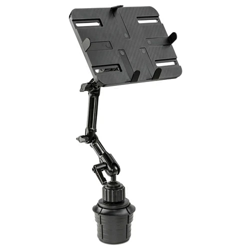 Mount-It! Premium Cup Holder Tablet Mount for Cars - Tablet ELD Mount - Heavy Duty Aluminum Tablet Mount For iPad, Galaxy, & Fire Tablets (MI-7320)