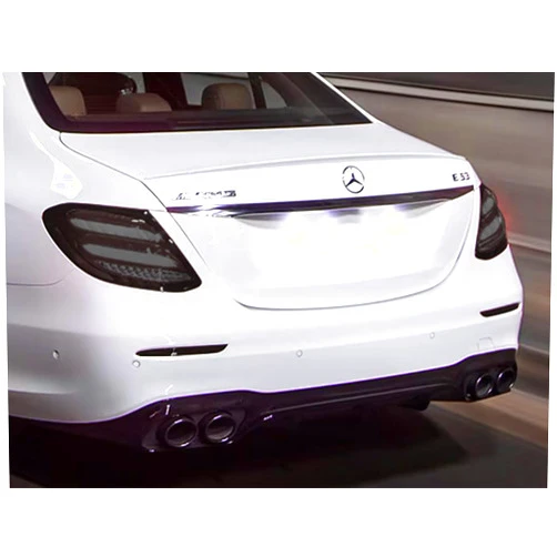 Rvinyl Tail Light Tint Covers Compatible with Mercedes-Benz E-Class 2017-2020 (Sedan) - Smoke