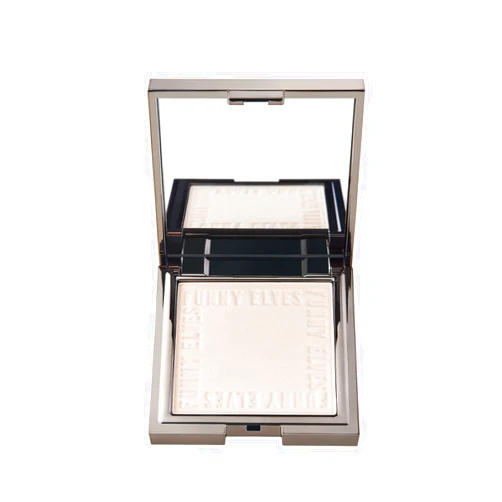 Funny Elves Pressed Powder Makeup Face Long Lasting Photosensitive Concealer Asian Skincare Cosmetics Smooth (NU00) 1 Count