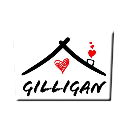 Enjoymagnets Gilligan Surname Family Name Last Name Magnet Surnames Gift Idea Joke Birthday Anniversary Occasion