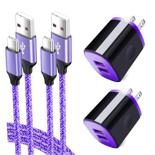 Sidpro Fast Charger for Samsung Galaxy S24/S23/S23+/S22/S21/S21+/S21 Ultra/Note 20 Ultra/S20 FE 5G/S10 A10E A50 A11 A21 A51 A71 A9 A20 A14 A15, LG G9 Stylo 6/5, Phone Wall Charger Type C Fast Charging Cable
