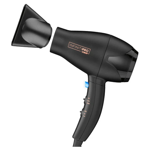 Conair INFINITIPRO BY CONAIR Travel Hair Dryer, Mighty Mini Compact Lightweight Professional AC Motor Hair Dryer