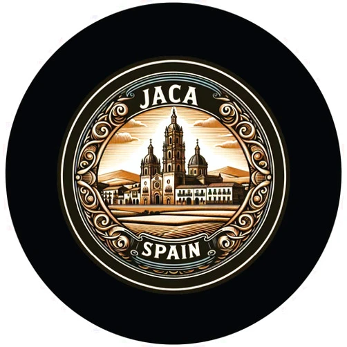 R and R Imports Jaca Spain Souvenir Destination Coaster Paper 4 Pack