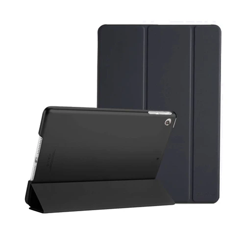ProCase Smart Case for iPad Mini 1 2 3(Model: A1432 A1454 A1455 A1489 A1490 A1491 A1599 A1600), Slim Lightweight Stand Cover with Translucent Frosted Back Support Auto Sleep/Wake -Black