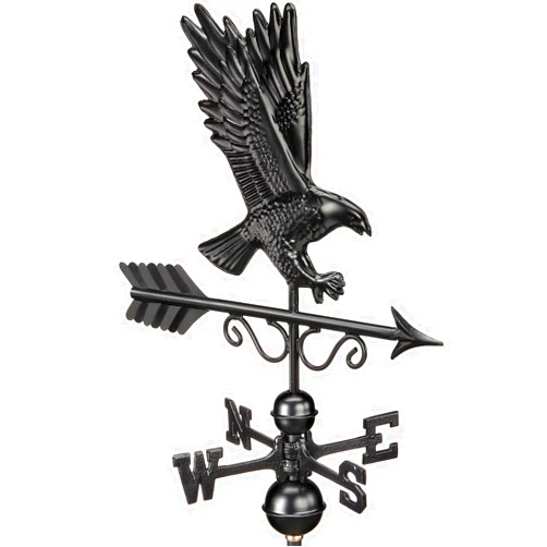 Good Directions Majestic Eagle Weathervane 1979K- Black Finish, Medium, by Good Directions