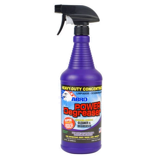 ABRO Heavy Duty Power Degreaser, High Performance Multifunctional Auto Engine Degreaser for Quick and Easy Removal of Grease, Oil, Dirt &Grime, Engine Cleaner and Degreaser & Car Metal Cleaner, 32 oz
