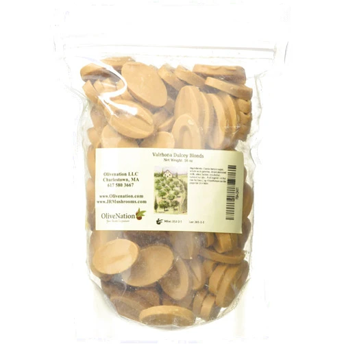Valrhona Dulcey Blond Chocolate Feves from OliveNation - 1/2 pound