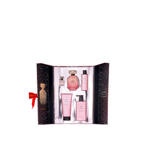Victoria's Secret Bombshell Eau de Parfum 5 Piece Gift Set: 3.4 oz. Mini Eau de Parfum, Body Wash, Body Lotion, & Luminous Body Lotion
