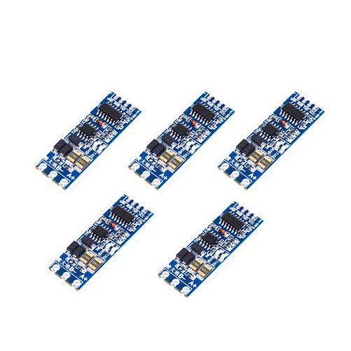 Teyleten Robot TTL to RS485 Module 485 to Serial UART Level Mutual Conversion Hardware Automatic Flow Control Module TTL Turn to RS485 Module 3.3V-5.5V (5pcs)