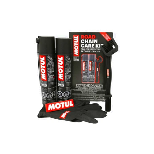 MOTUL 109767 Motorcycle Chain Clean Lube Kit C1 C2 Complete MC Care System Road Street