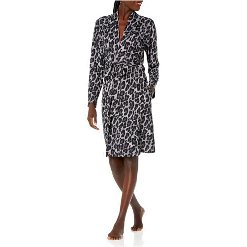 N Natori womens Ombre Leopard Robe