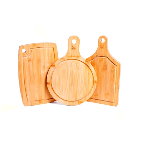 Daisy's Findings Wooden Cutting Boards For Kitchen - Bamboo Cutting Board Set with Grooves - Chopping Boards for Meat, Vegetables, and Fruits - Ideal for Charcuteries or Cheese Boards - 3-Piece Set