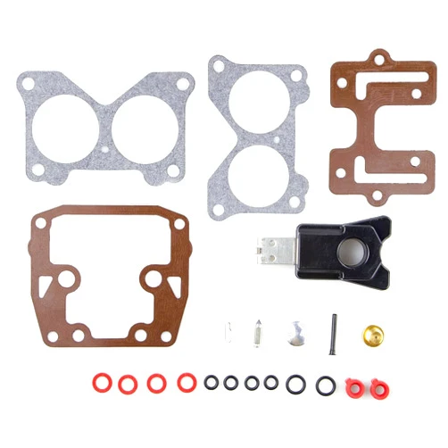 KELKONG 439076 Carb Rebuild Kits with Float Compatible with Johnson Evinrude V4 V6 85 90 100 115 125 140 150 155 175 185 200 235 HP Carburetor Replace Sierra 18-7046 390055 392550 398526 434888 435443