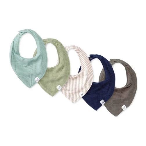 Burts Bees Baby Unisex-Child Pull On Bibs