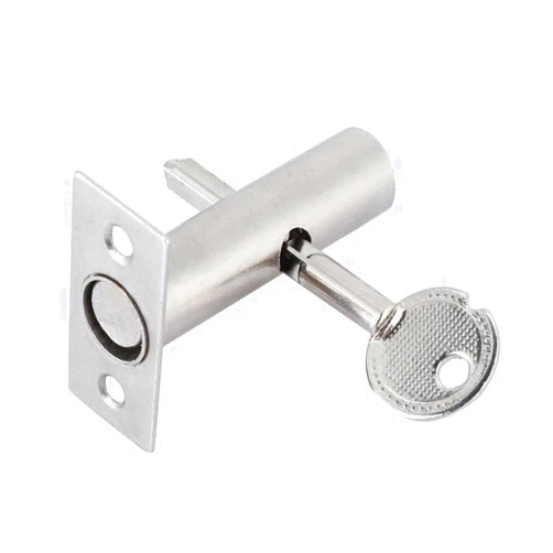 MUNANI Door Lock,Shed Lock,Gate Lock for Wooden Gate Storage Box,Door Lock Iron Pipe Well Lock Hardware Pipe Tube Well Invisible Lock for Fireproof Door Escape Aisle Lock