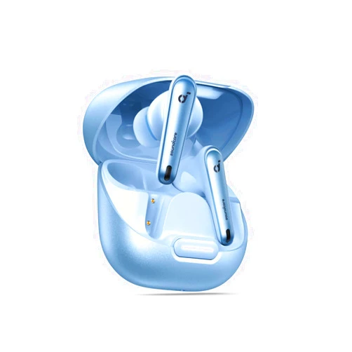 soundcore by Anker Liberty 4 NC Wireless Noise Cancelling Earbuds, 98.5% Noise Reduction, Adaptive Noise Cancelling to Ears and Environment, Hi-Res Sound, 50H Battery, Wireless Charging, Bluetooth 5.3