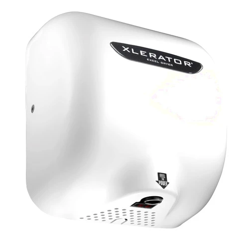 XLERATOR XL-BW-1.1N-110-120V 12.5 Amps 120V White Thermoset (Bmc) Hand Dryer, 12.68