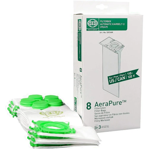 Sebo X/C/370 Upright Vacuum Cleaner Bags Part 5093AM