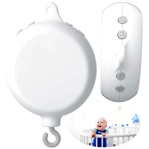 Yeshone Mobile Baby Music Box Crib Mobile Box with Music Mobile Musical Replacement Nursery Mobile Motor Rotating Baby Crib Mobile Music Box Thirty-Five Lullabies Battery Operated