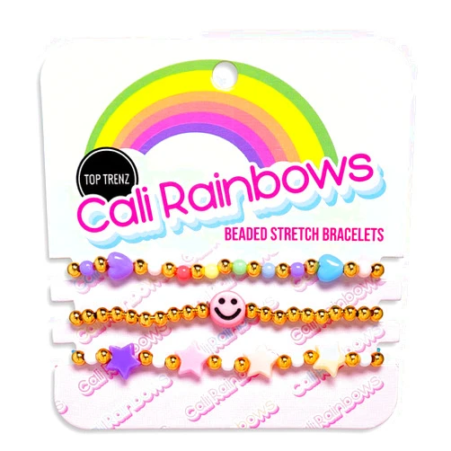 Top Trenz Cali Stretch Beaded Bracelets Set