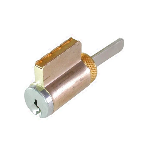 GMS Keyed Alike K2 Knob/Lever Cylinder with Schlage C Keyway, Satin Chrome