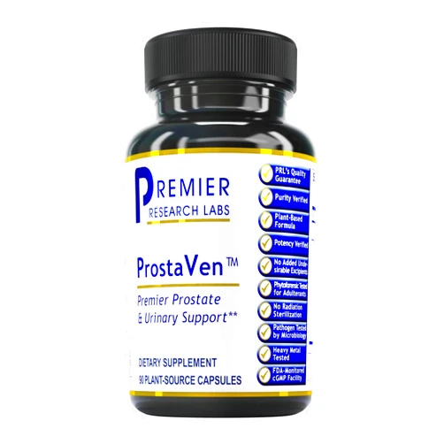 Premier Research Labs ProstaVen - Prostate Supplements for Men, Prostate Health Formula, Natural Supplement with Organic Saw Palmetto - 90 Vegetarian Capsules