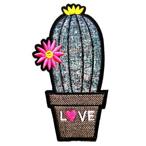 NiPitShop Big Size Patch Nipitshop Patches Big Size Patch Pink Sunflowers Cactus desert flower plant Patch cactus Hot sea kids cartoon kid patch for Clothes Backpacks T-shirt Jeans Hat Bag