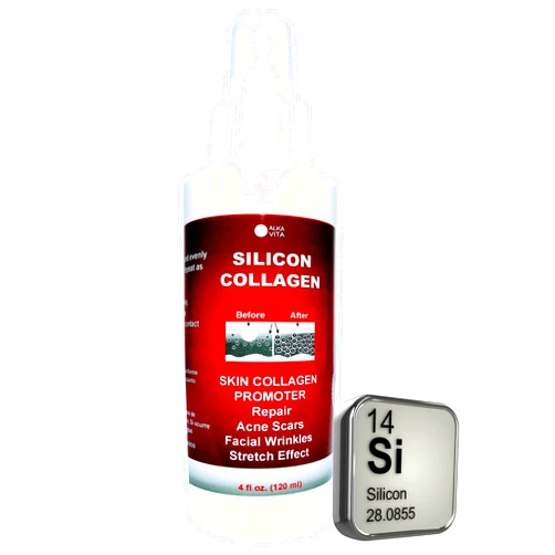 Alka Vita Silicon & Collagen Facial Spray Skin Anti-wrinkle Anti-aging Fine Lines Instant Tensor Effect