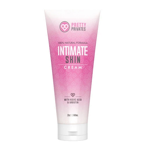 Pretty Privates Intimate Area Skin Cream - Dark Spot Remover for Face, Body, Elbow, Knees, Inner Thigh, Bikini Area, Underarm Whitening - Skin Bleaching Cream - Kojic Acid, Niacinamide, Arbutin - 2oz (60mL)