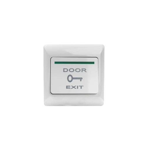 MktStleat Push Button Door Release- Door Exit Switch Receptionist Release Button No/Com Switch Door Access Control System 12v 3a,Surface Mount Exit Button, White