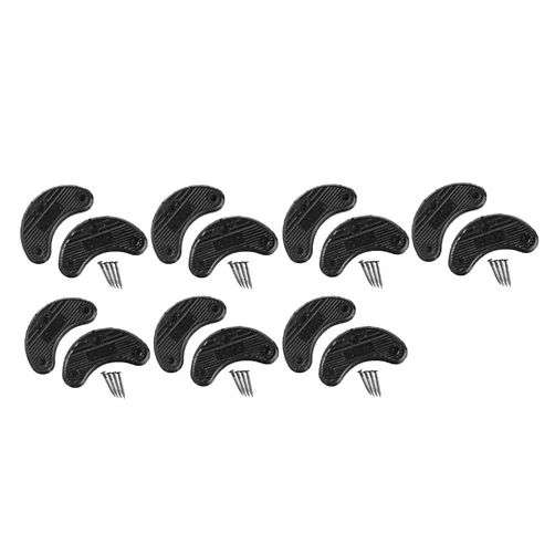 My Miss Priss 7 Pairs Traveler Men's Shoe Heel Plates Taps with Nails - Extra Large