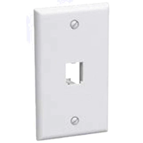 Panduit CFP1WH 1-Gang 1-Port Faceplate, White
