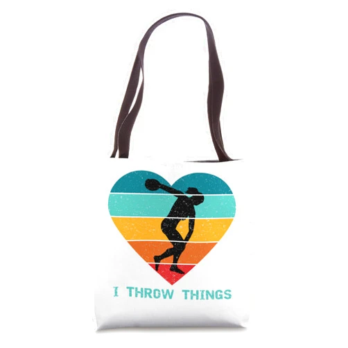 Track and Field Apparel Track and Field Womens Discus Thrower Tote Bag
