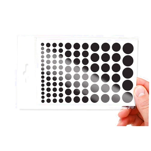 BLOCKED Webcam/Camera Vinyl Covers | 95 Low-Tack Restickable Webcam Stickers | 5-Sizes | Black 95-Pack (Ultra Glossy)