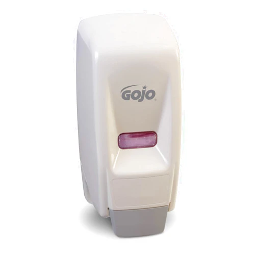 GOJO GOJO - GOJ903412 800 Series Bag-In-Box Push-Style Lotion/Shower Soap Dispenser, White, Dispenser for GOJO 800 Series Bag-in-Box 800 mL Soap Refills - 9034-14