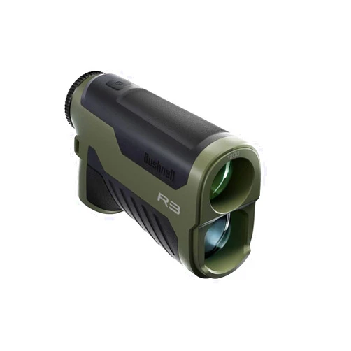 Bushnell R3 1200 Laser Rangefinder for Hunting and Shooting, 6x25mm, HD Optical System, EXO Barrier Lens Coating, IPX4 Waterproof, Simple One-Button Operation, Includes Vault Lite Rangefinder Pouch