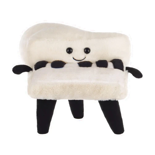 Apricot Lamb Happy Piano Plush Stuffed Animals for Kids, Soft Cute Plush Toys for Baby Girl and Boy, Fluffy Happy Piano White 6.3 Inches