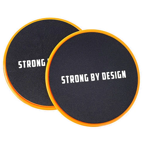 CRITICAL BENCH.COM Sliders for Full Body Workout at Home or Gym. Dual-sided Fitness Equipment for Strength Training, Fat Loss for Men & Women