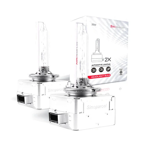 Sinoparcel D1S/D1R Xenon HID Headlight Bulb - 10000K 35W High Low Beam Replacement Lights -2Yr WTY- Pack of 2