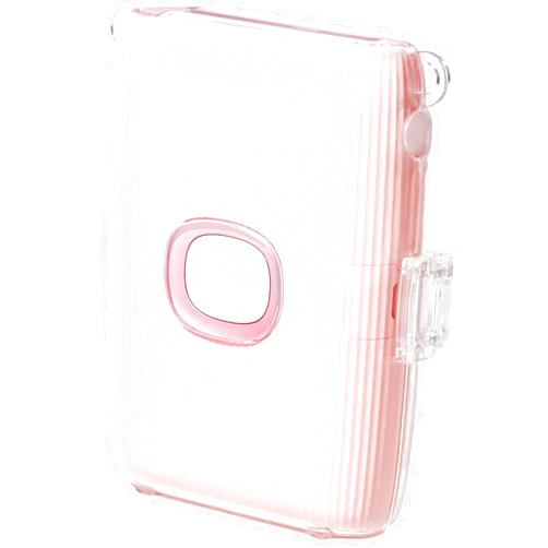 Rieibi mini LINK 2 Case - Protective Case Cover for Fujifilm Instax Mini Link 2 smartphone printer with Shoulder Strap - Clear