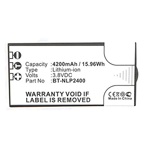 MPF Products 4200mAh High Capacity Extended BT-NLP2400 Battery Replacement Compatible with URC Universal Remote Control MX-5000 and TRC-1280 Touch Screen Remote Controls